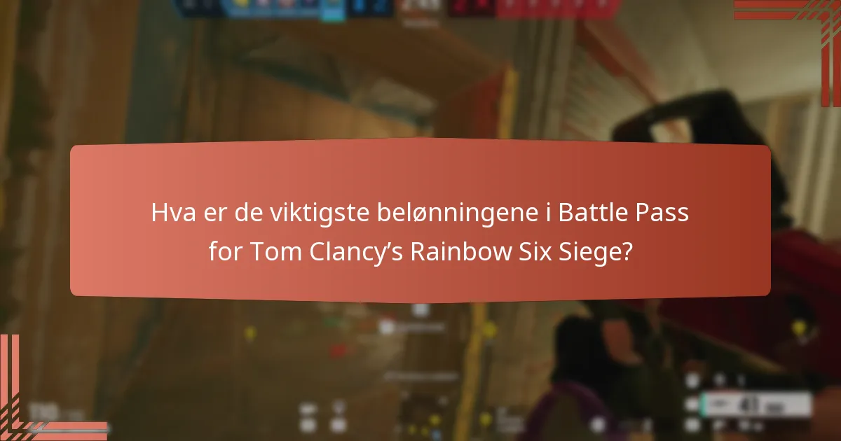 Hva er fordelene med våpencharms i Rainbow Six Siege?